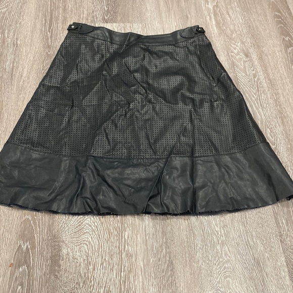 Lapis Faux Leather A-line skirt Size Medium - Picture 1 of 5